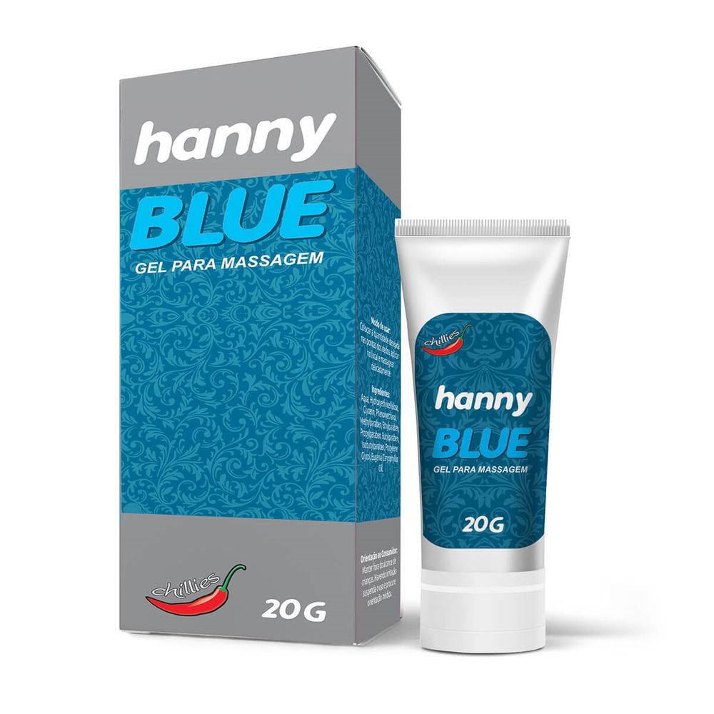 Hanny Blue Relaxante Anal 20g Chillies